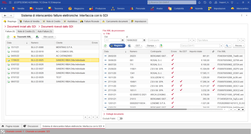 Sistema Di Interscambio Software Gestionali Erp C