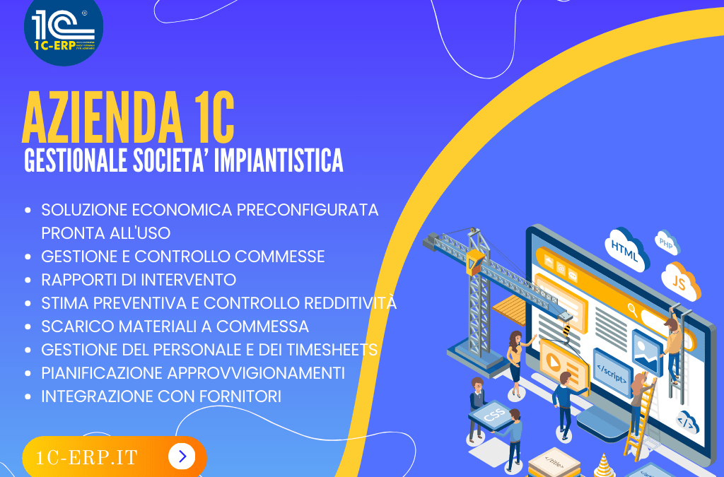 Gestionale società di impianti e costruzioni