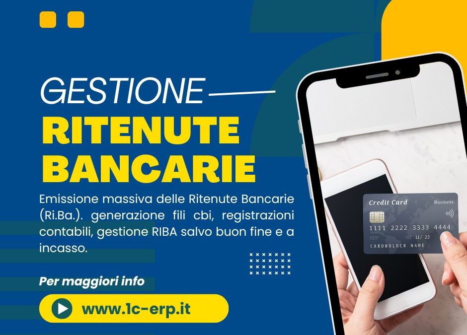 Gestione Ritenute Bancarie (RIBA)